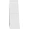 Ekena Millwork Richland Architectural Grade PVC Gable Bracket, 60"W x 12 1/2"H x 4"D x 6"F, 5/12 Pitch GBP060X13X0406RIC00 - alternate 2